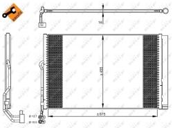 NRF Condensator, Climatizare 350324 Porsche Cayenne Vw Touareg (350324)