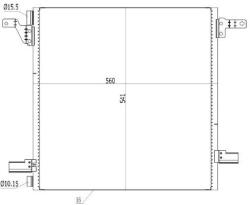 MTR Condensator, climatizare MTR 13054387 (13054387) - automobilus
