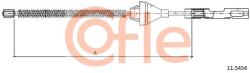 COFLE Cablu, frana de parcare COFLE 11.5454 (11.5454) - automobilus