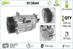 VALEO Compresor, climatizare VALEO RE-GEN REMANUFACTURED 813644 (813644)