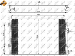 NRF Condensator, Climatizare 35608 Chrysler Pt Cruiser (35608)