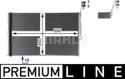 MAHLE AC777000P Condensator, climatizare
