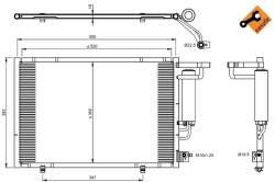 NRF Condensator, Climatizare 350395 Ford B-Max/Fiesta/Fiesta Vi (350395)
