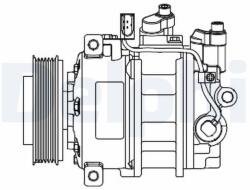 DELPHI Compresor, climatizare DELPHI CS20546 (CS20546) - automobilus