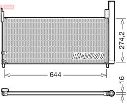 DENSO Condensator, climatizare DENSO DCN50116 (DCN50116) - automobilus