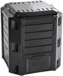 Prosperplast Compostor de gradina COMPOGREEN 380 litri, negru, cu aerisire (255194) Compostator