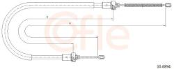 COFLE Cablu, frana de parcare COFLE 10.6894 (10.6894) - automobilus