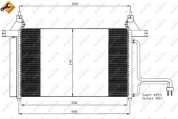 NRF Condensator, Climatizare 35495 Fiat Stilo/Stilo Multi