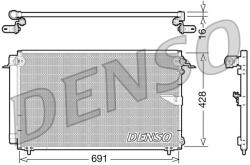 DENSO Condensator, climatizare DENSO DCN51008 (DCN51008) - automobilus
