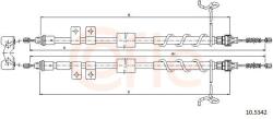 COFLE Cablu, frana de parcare COFLE 10.5342 (10.5342) - automobilus