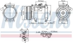 NISSENS Compresor, climatizare NISSENS ** FIRST FIT ** 891011 (891011)
