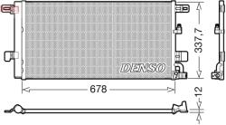 DENSO Condensator, Climatizare Dcn02001 Audi A4 B9/A5/A6 C8/A7