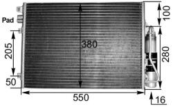 MAHLE Condensator, climatizare MAHLE BEHR AC 303 000S (AC 303 000S)