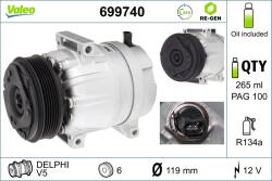 VALEO Compresor, climatizare VALEO RE-GEN REMANUFACTURED 699740 (699740)