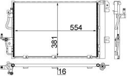 MAHLE Condensator, Climatizare Ac377001S Opel Astra G/Astra H/Astra H Classic/Zafira B (AC377001S)
