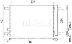 MAHLE AC772000S Condensator, climatizare