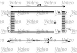 VALEO 817689 Condensator, climatizare