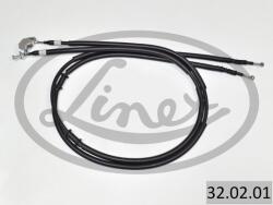 LINEX Cablu, Frana De Parcare Spate 32.02. 01 Opel Astra H (32.02.01)