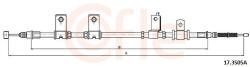 COFLE Cablu, frana de parcare COFLE 17.3505A (17.3505A) - automobilus