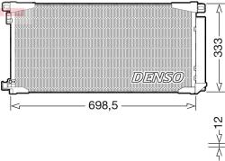 DENSO Condensator, climatizare DENSO DCN50115 (DCN50115) - automobilus