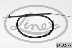 LINEX Cablu, Frana De Parcare Stanga 14.02. 77 Fiat 500/500 C/Panda (14.02.77)