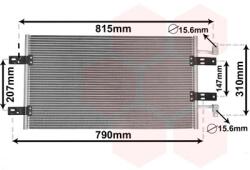 VAN WEZEL Condensator, climatizare VAN WEZEL 43005451 (43005451)