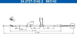 ATE Cablu, Frana De Parcare 24.3727-3142.2 Hyundai I10 I/I10 Ii (24.3727-3142.2)