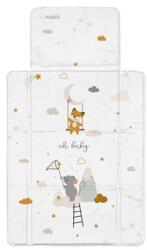 Klups Saltea de înfasat pliabila pentru calatorie 77x44 cm Mouse, KLUPS (86896) Saltea de infasat