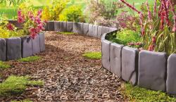 Strend Pro Garden Bordura de gradina Strend Pro Garden, imitatie piatra, 2, 5 m, 10 piese (2211635)