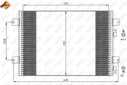 NRF Condensator, Climatizare 35542 Dacia Logan/Logan Pick-Up/Sandero Renault Logan (35542)