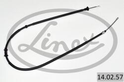 LINEX Cablu, Frana De Parcare Stanga 14.02. 57 Abarth 500 / 595 / 695 Fiat 500/500 C (14.02.57)