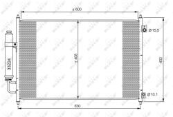 NRF Condensator, Climatizare 35873 Nissan X-Trail/X-Trail Ii