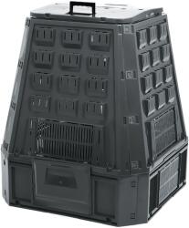Prosperplast Compostor de gradina EVOBLACK 630 litri, negru, cu aerisire (255192) Compostator