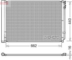 DENSO Condensator, climatizare DENSO DCN05032 (DCN05032) - automobilus