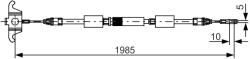 Bosch Cablu, Frana De Parcare 1987482128 Volvo Xc90 I (1987482128)