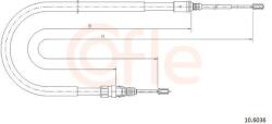 COFLE Cablu, frana de parcare COFLE 10.6036 (10.6036) - automobilus
