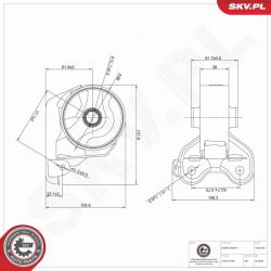 ESEN SKV Suport motor ESEN SKV 75SKV481 (75SKV481)