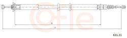 COFLE Cablu, frana de parcare COFLE 631.21 (631.21)