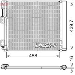 DENSO Condensator, climatizare DENSO DCN46028 (DCN46028) - automobilus
