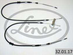 LINEX Cablu, frana de parcare LINEX 32.01. 17 (32.01.17) - automobilus