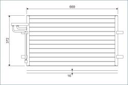 VALEO Condensator, Climatizare 818046 Ford C-Max/Focus C-Max/Focus Ii (818046)