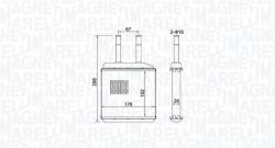 Magneti Marelli Schimbător de căldură, încălzire habitaclu MAGNETI MARELLI 350218420000 (350218420000)