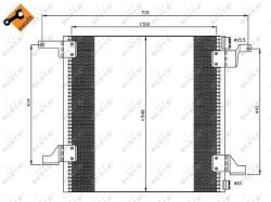 NRF Condensator, Climatizare 35526 Mercedes-Benz M-Class