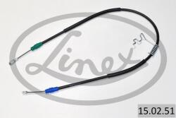 LINEX Cablu, frana de parcare LINEX 15.02. 51 (15.02.51) - automobilus