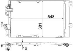 MAHLE Condensator, Climatizare Ac378000S Opel Astra H/Astra H Classic/Astra H Gtc (AC378000S)