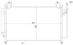 MTR Condensator, climatizare MTR 13054623 (13054623)
