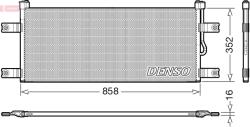 DENSO Condensator, Climatizare Dcn99069 Mercedes-Benz Actros Mp4 / Mp5/Antos