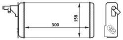 MAHLE Schimbător de căldură, încălzire habitaclu MAHLE BEHR AH 40 000S (AH 40 000S)