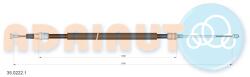 ADRIAUTO Cablu, Frana De Parcare Spate Dreapta 35.0222. 1 Peugeot 407 (35.0222.1)