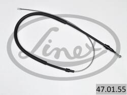 LINEX Cablu, Frana De Parcare Stanga 47.01. 55 Vw Touran (47.01.55)